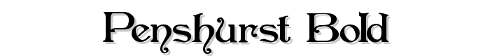 Penshurst Bold font